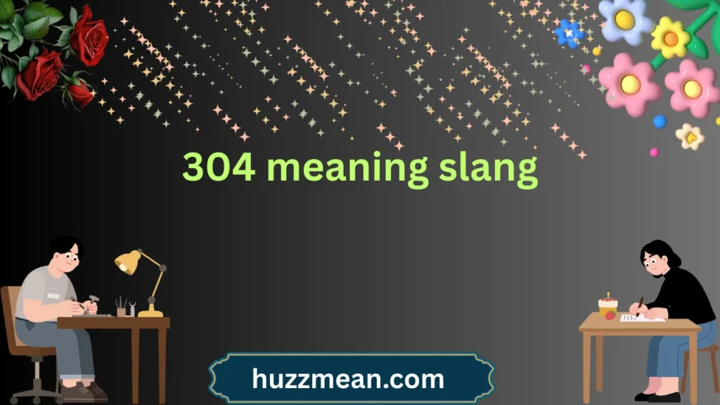 304 meaning slang