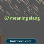 67 meaning slang
