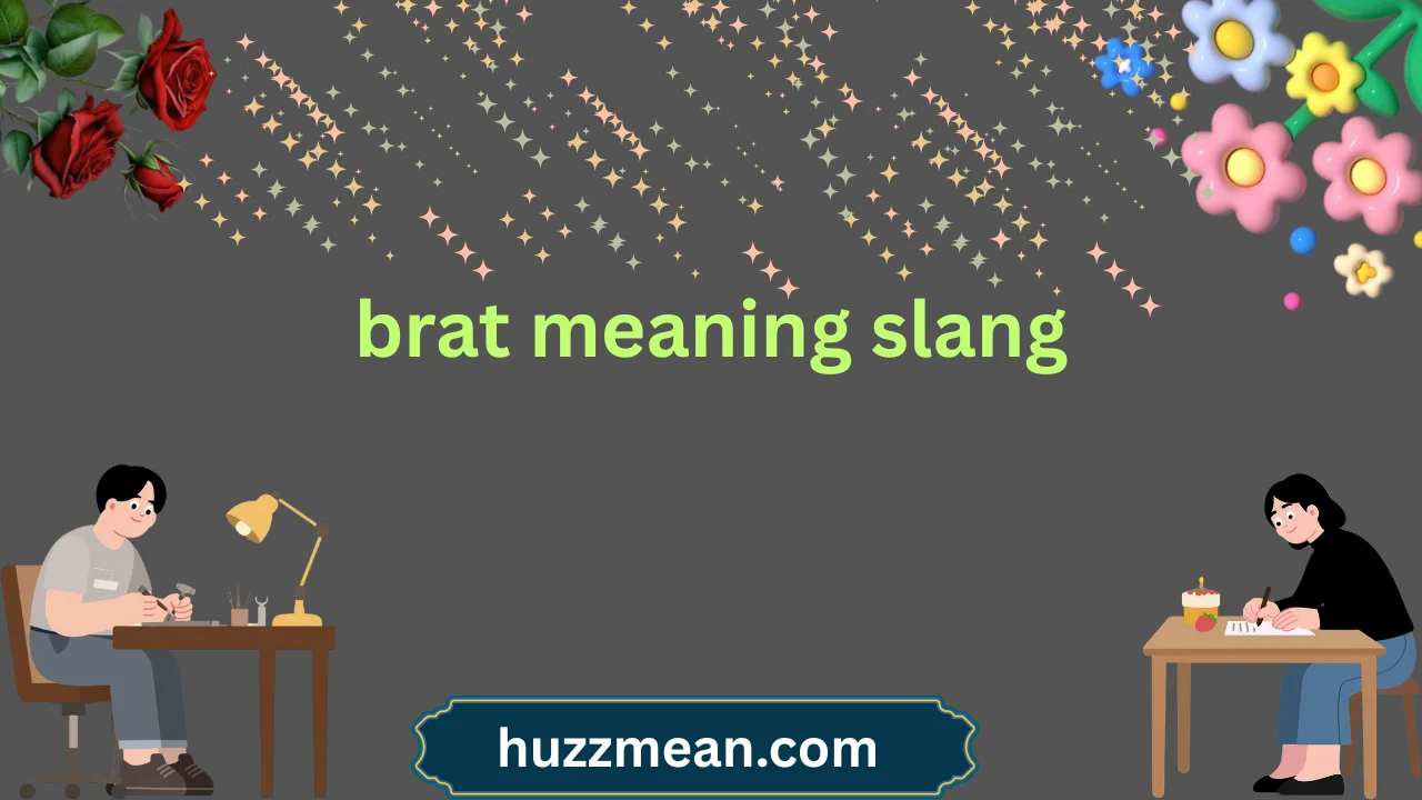brat meaning slang