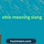 ohio meaning slang