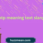 otp meaning text slang