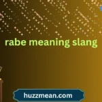 rabe meaning slang
