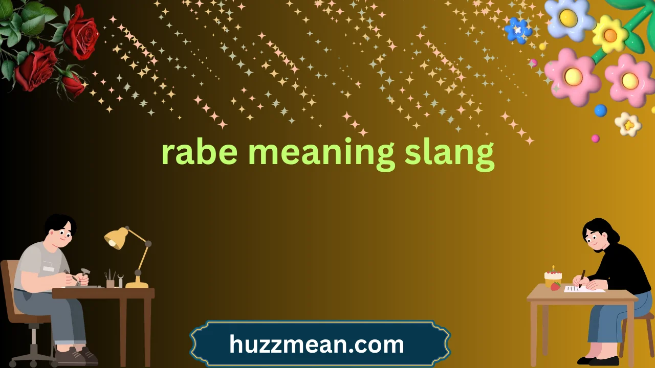 rabe meaning slang