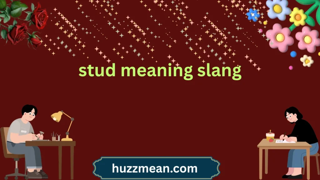 stud meaning slang