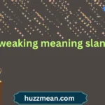 tweaking meaning slang