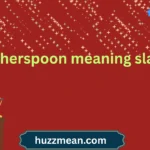 witherspoon meaning slang