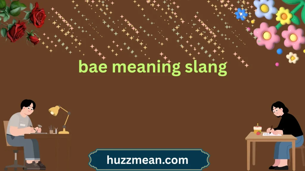 bae meaning slang
