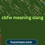cbfw meaning slang