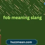 fob meaning slang
