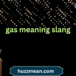 gas meaning slang
