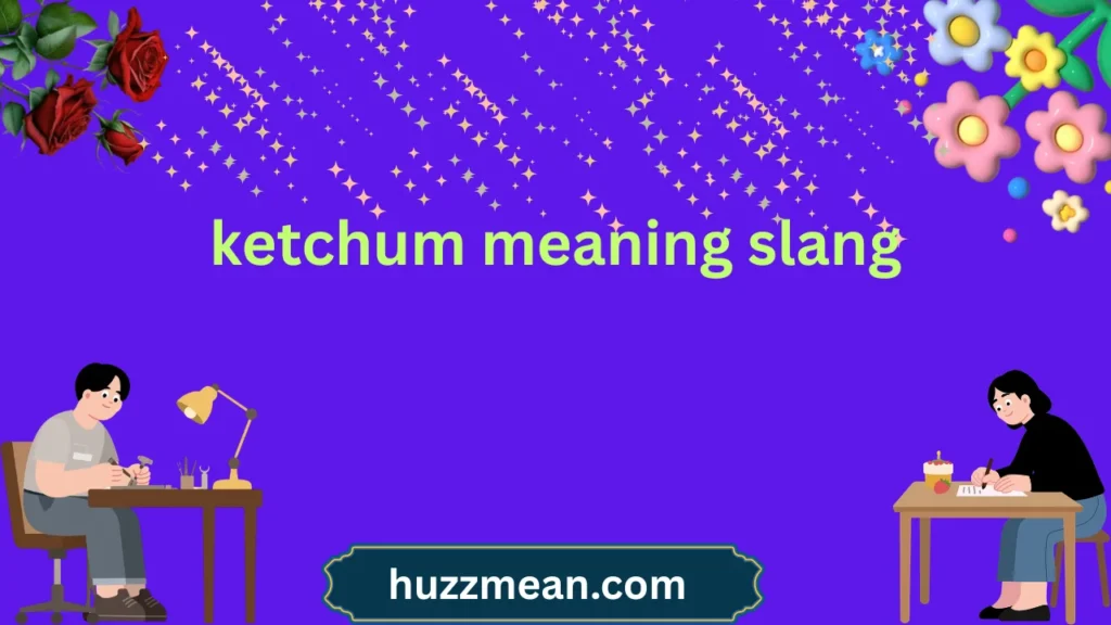 ketchum meaning slang