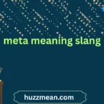 meta meaning slang