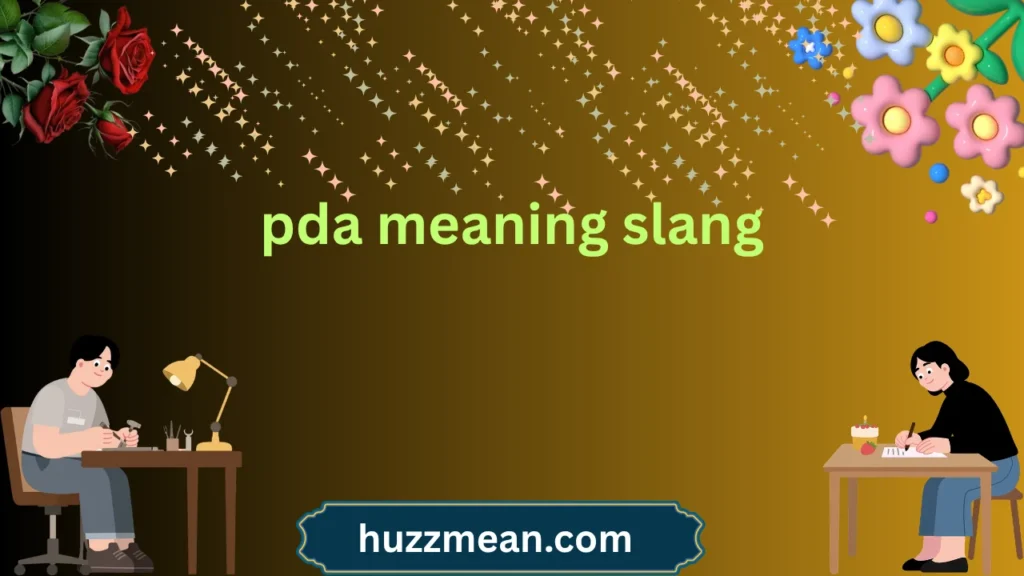 pda meaning slang