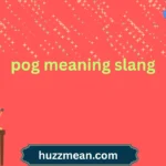 pog meaning slang