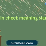 rain check meaning slang