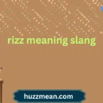 rizz meaning slang