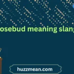 rosebud meaning slang