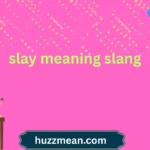 slay meaning slang