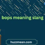 bops meaning slang