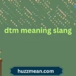 dtm meaning slang