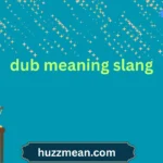 dub meaning slang