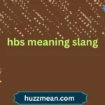 hbs meaning slang