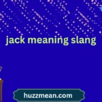 jack meaning slang