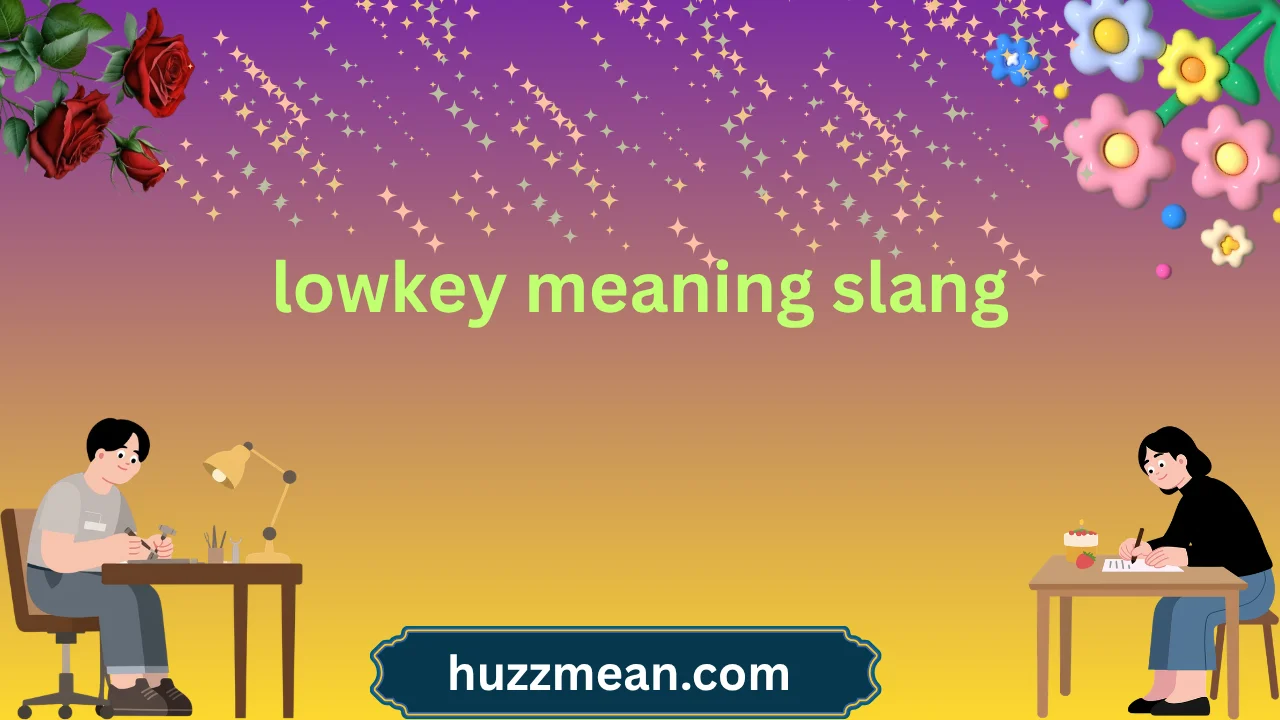 lowkey meaning slang