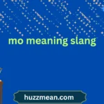mo meaning slang