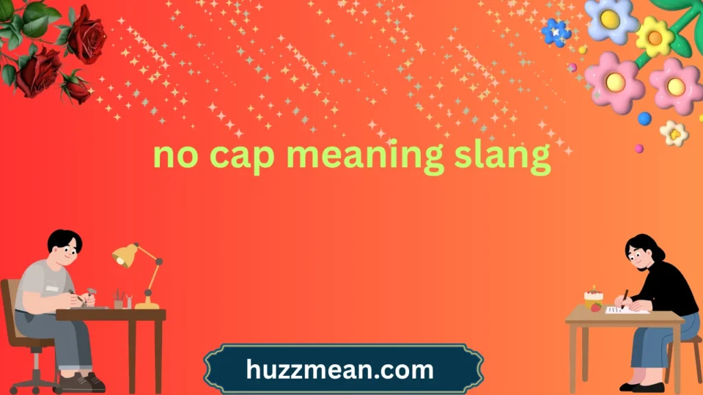 no cap meaning slang