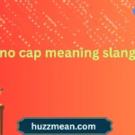 no cap meaning slang