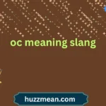 oc meaning slang