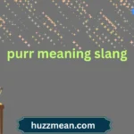 purr meaning slang