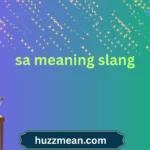 sa meaning slang