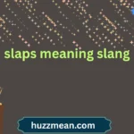 slaps meaning slang