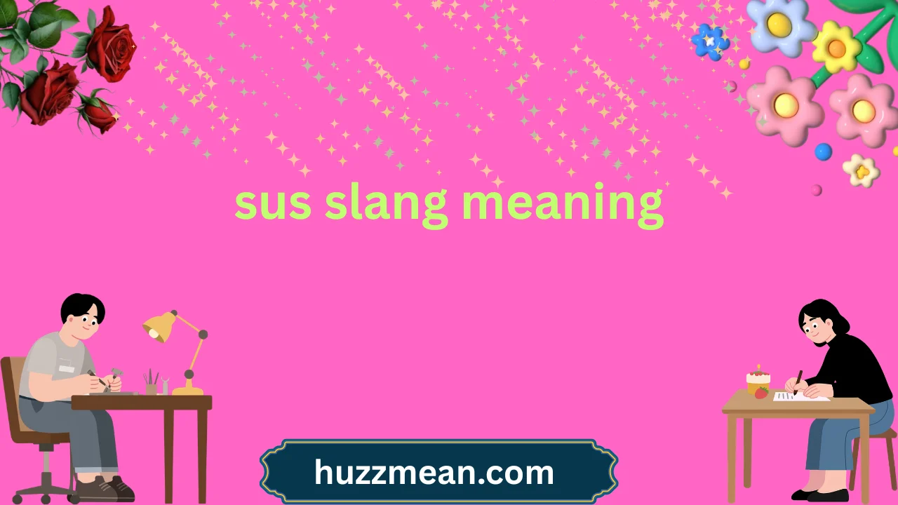 sus slang meaning