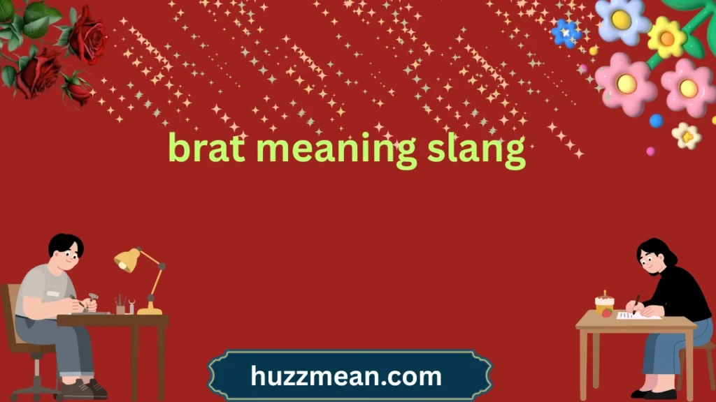 brat meaning slang