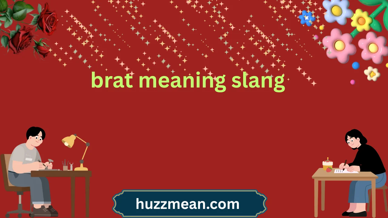 brat meaning slang