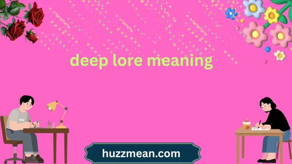 deep lore meaning