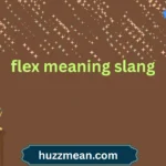 flex meaning slang