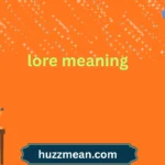 lore meaning