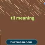 til meaning