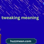 tweaking meaning