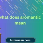 what does aromantic mean