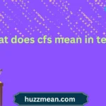 what does cfs mean in text