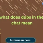 what does dubs in the chat mean