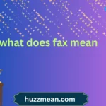 what does fax mean