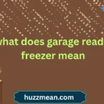 what does garage ready freezer mean