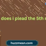 what does i plead the 5th mean