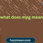 what does mpg mean